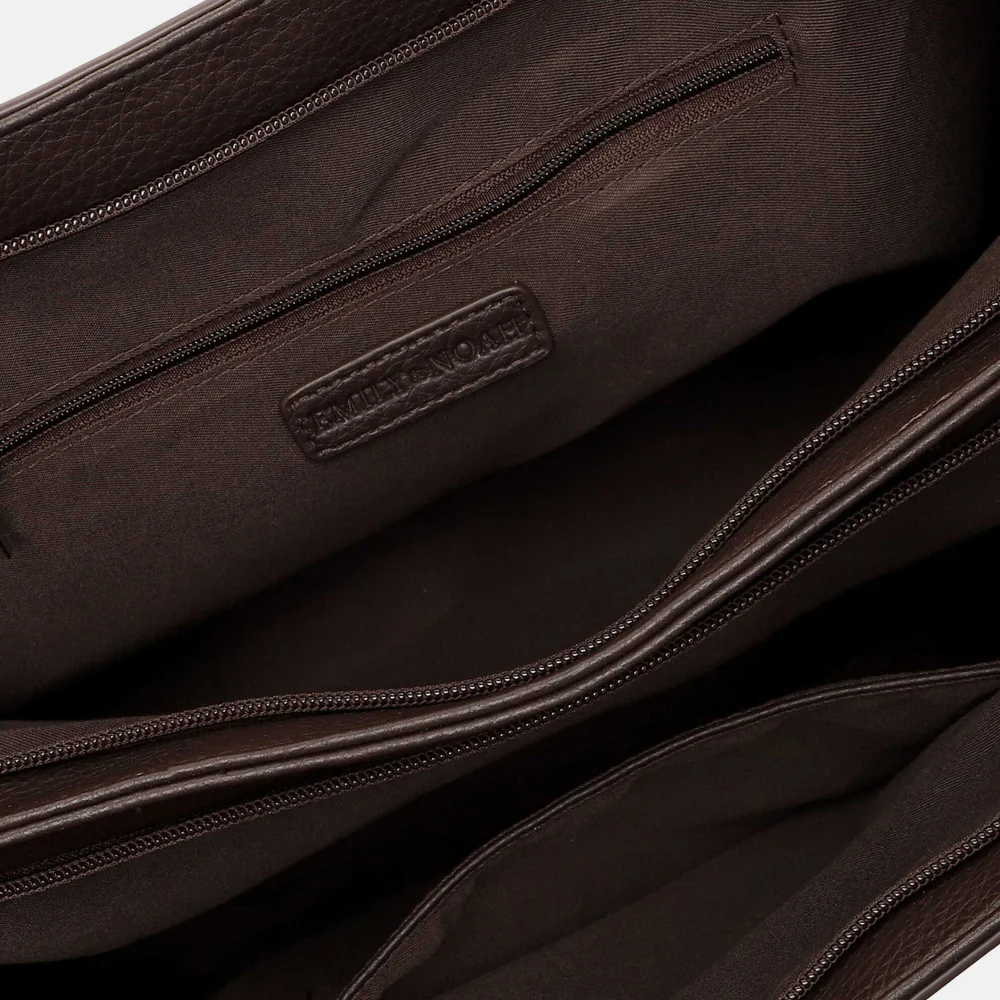 Emily & Noah Heidemarie shopper brown bij Duifhuizen