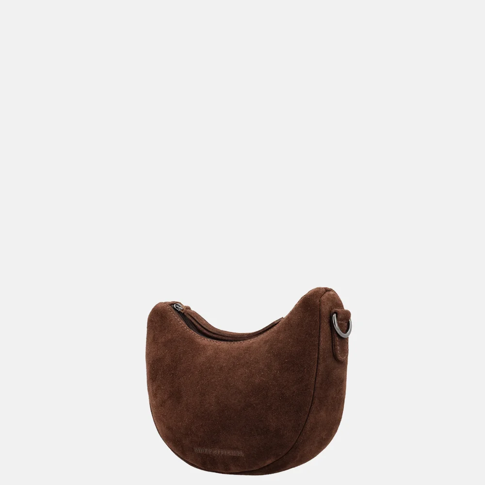 Hide & Stitches Brazos crossbody tas S donkerbruin bij Duifhuizen