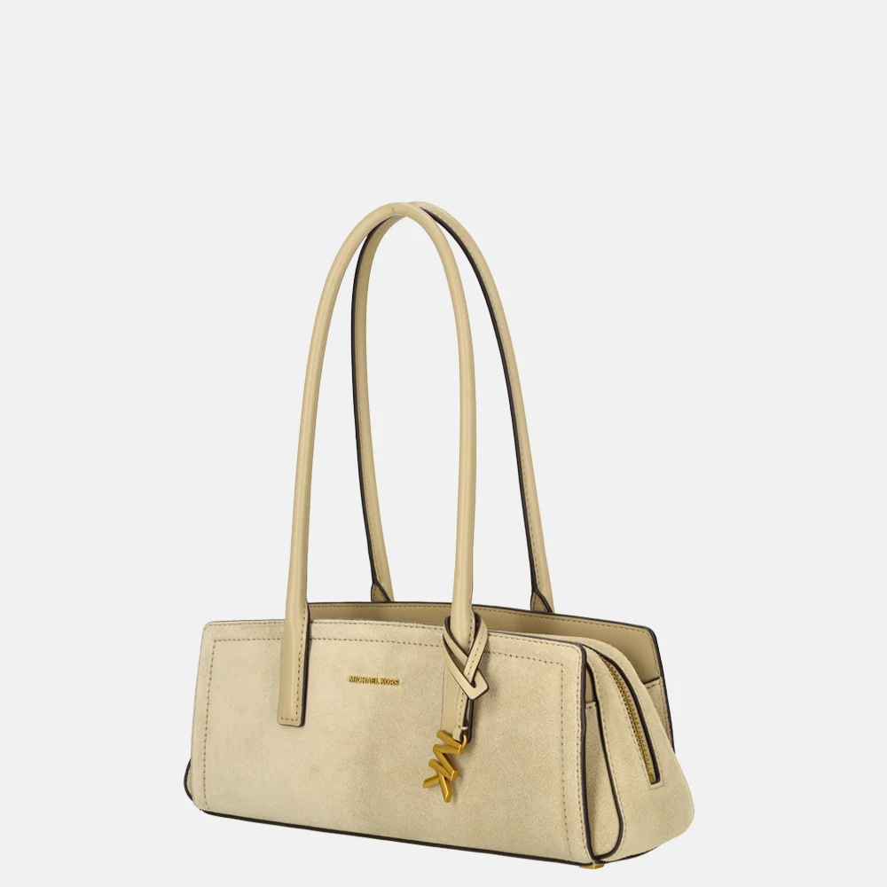 Michael Kors Laila schoudertas S khaki bij Duifhuizen