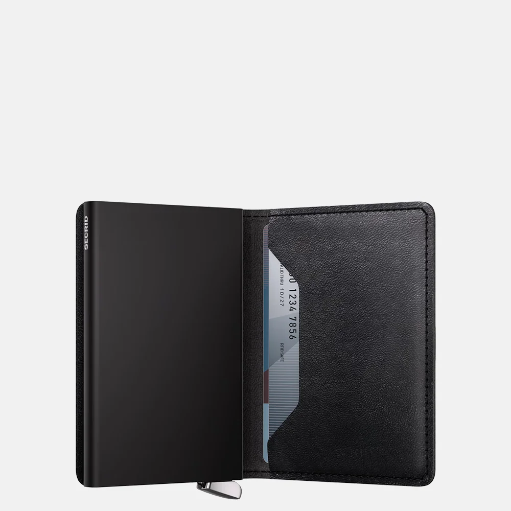 Secrid Premium Slimwallet pasjeshouder Emboss Lines Black + bij Duifhuizen