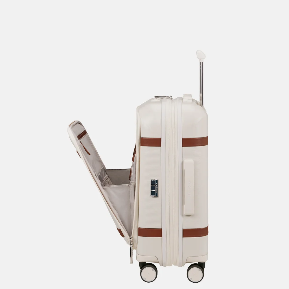 Samsonite Image spinner handbagage koffer expendable 55 cm ivory bij Duifhuizen
