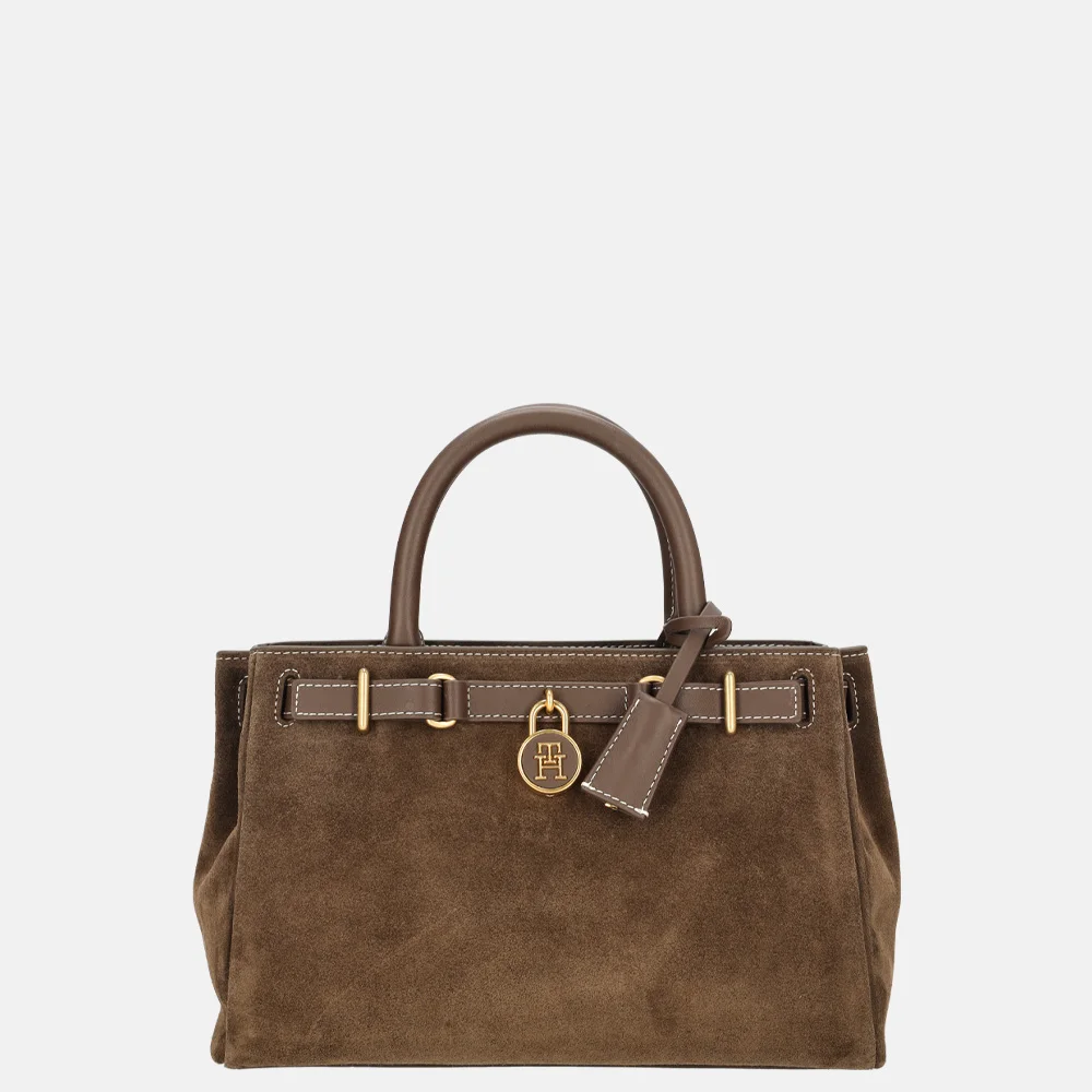 Tommy Hilfiger American Icon mini shopper legacy brown bij Duifhuizen