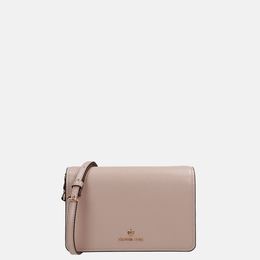 Michael Kors Jet Set Charm crossbody tas L soft pink bij Duifhuizen