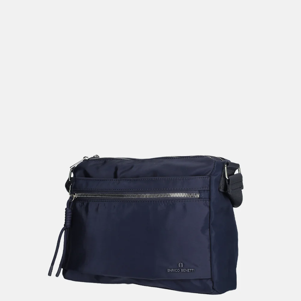 Enrico Benetti Janice crossbody tas blue bij Duifhuizen