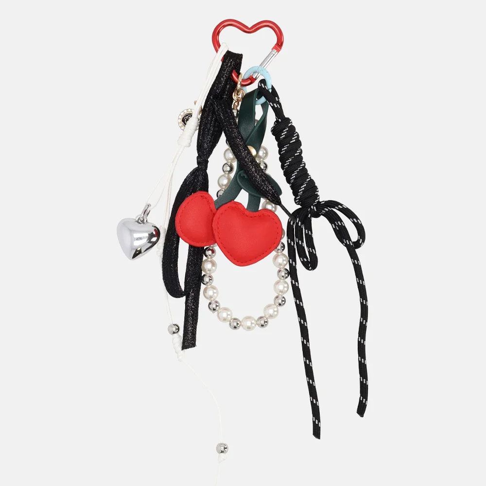 Charm London bag charm/tassenhanger rood