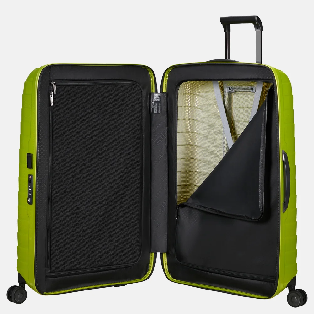 Samsonite Proxis reiskoffer 75 cm lime bij Duifhuizen