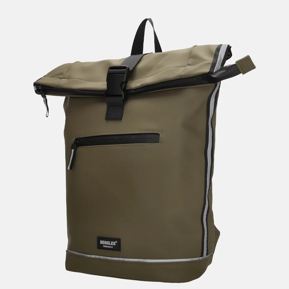 Beagles fietstas olijfgroen bij Duifhuizen