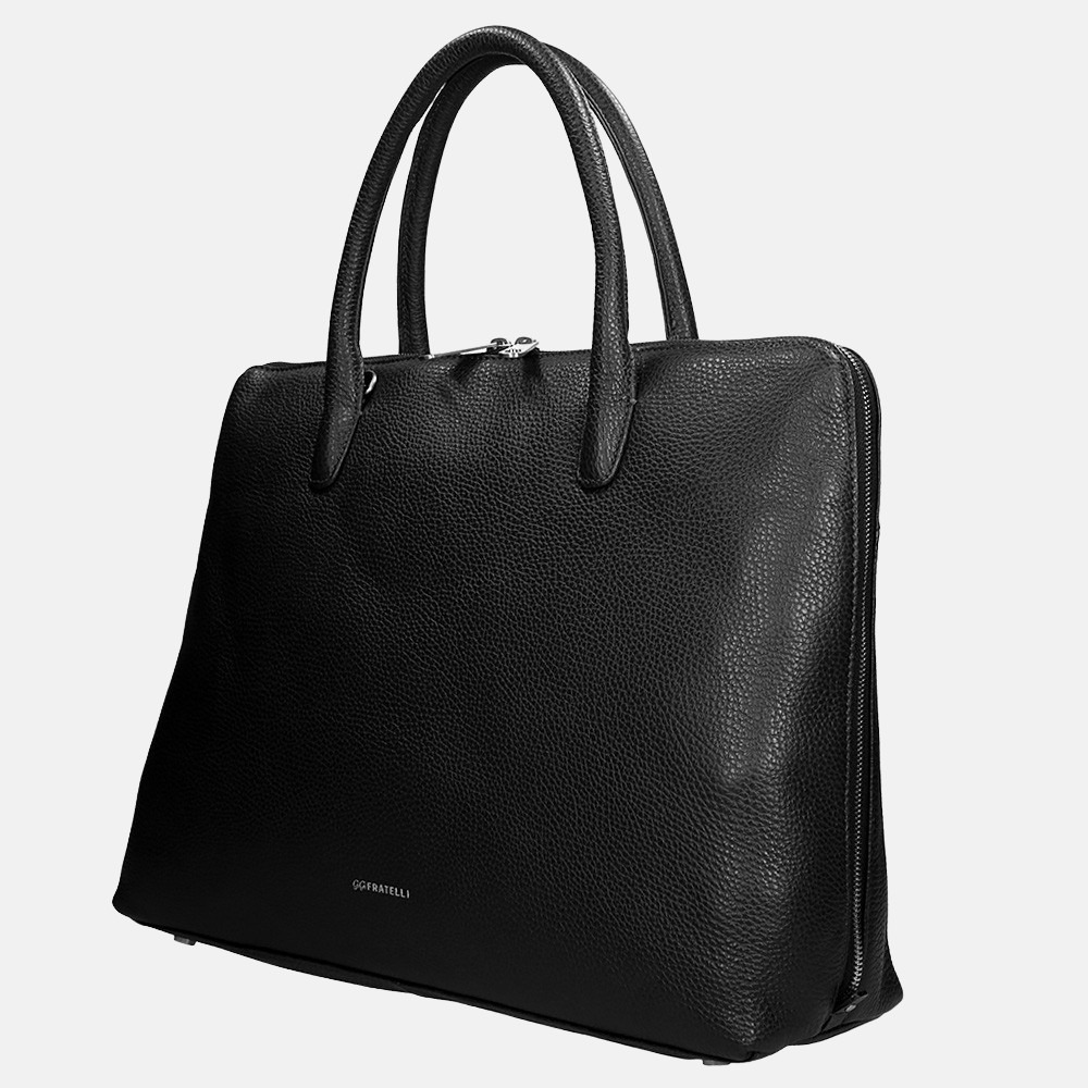GiGi Fratelli Romance Business laptoptas 15 inch black bij Duifhuizen