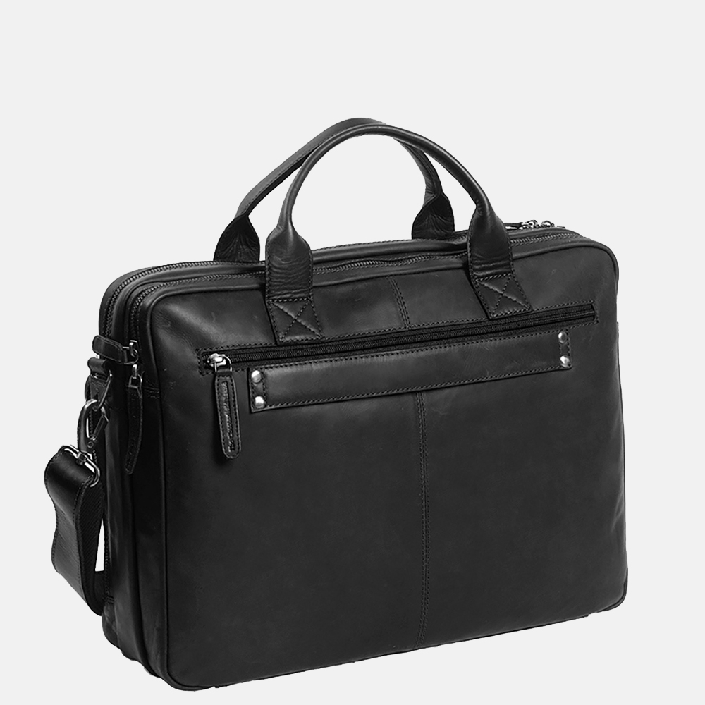 Chesterfield Jackson laptoptas 15 inch black bij Duifhuizen