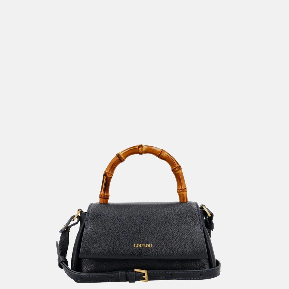 Loulou Essentiels Mae Bamboo handtas black