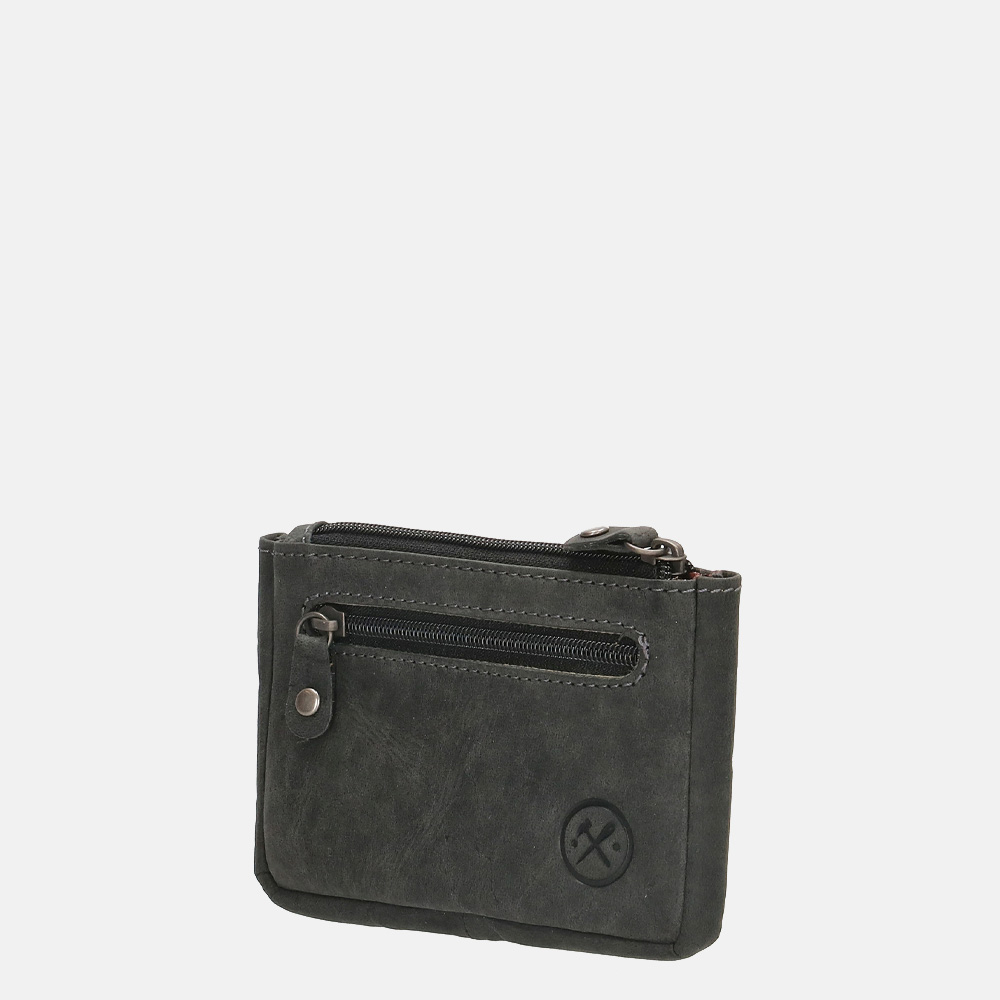 Hide & Stitches Idaho sleuteletui black bij Duifhuizen