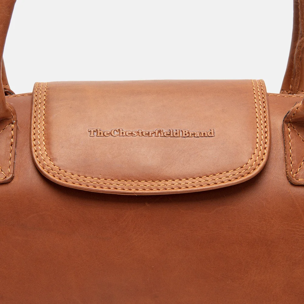 Chesterfield Hockney handtas S cognac bij Duifhuizen