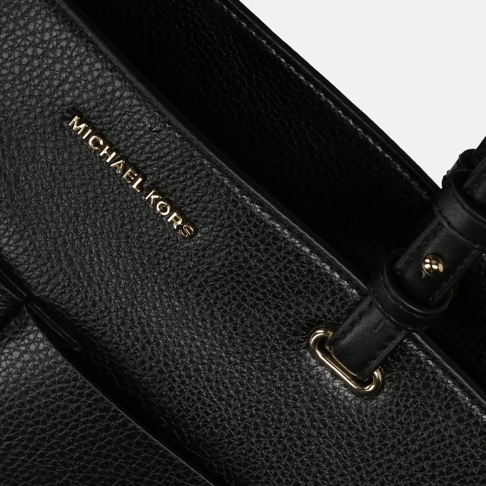 Michael Kors Bedoford Pocket tote shopper black bij Duifhuizen