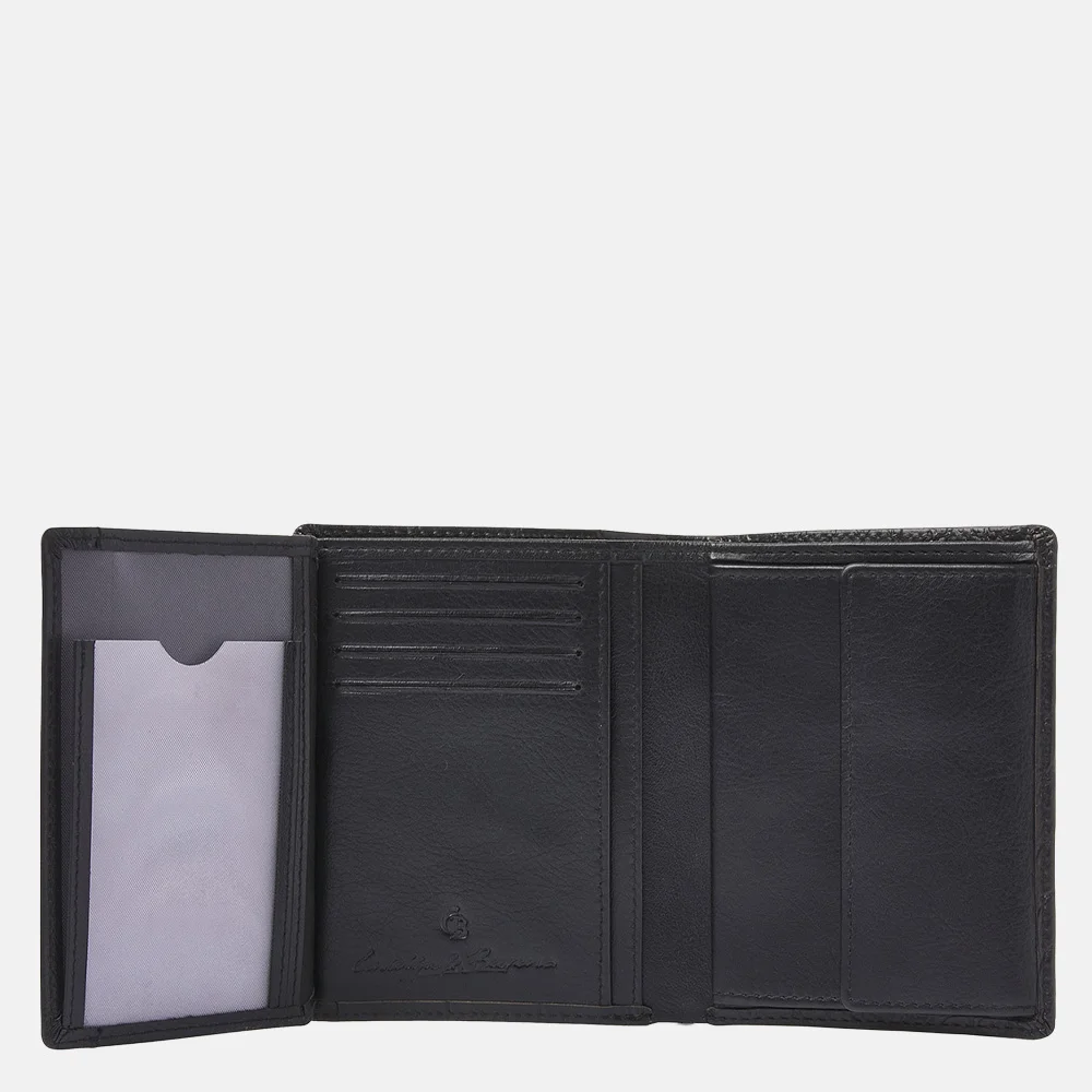 Castelijn en Beerens billfold croco black bij Duifhuizen