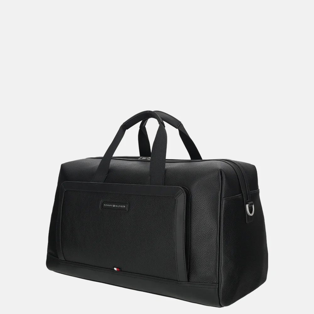 Tommy Hilfiger central duffle bag weekendtas black bij Duifhuizen