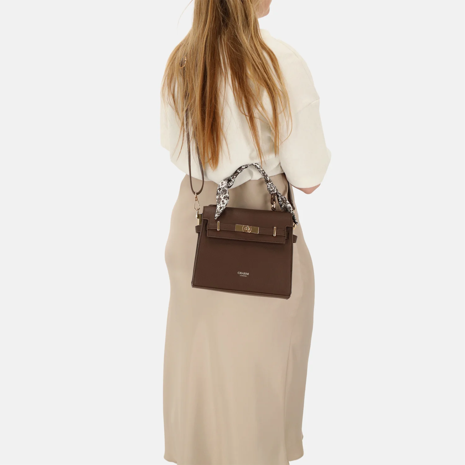 Charm London The Hamptons handtas S donkerbruin bij Duifhuizen
