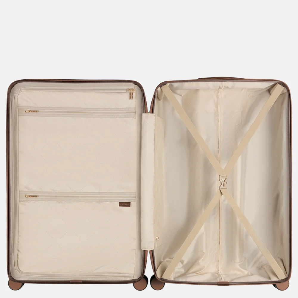 SUITSUIT Fab Seventies Special Edition reiskoffer 76 cm chocolate brown bij Duifhuizen