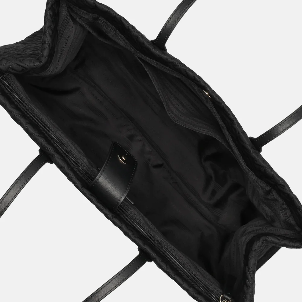 Tommy Hilfiger City tote shopper mono black bij Duifhuizen