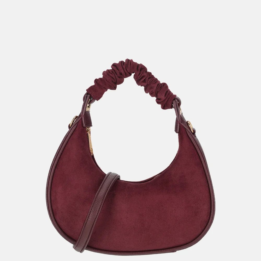 Firenze Suedine handtas burgundy