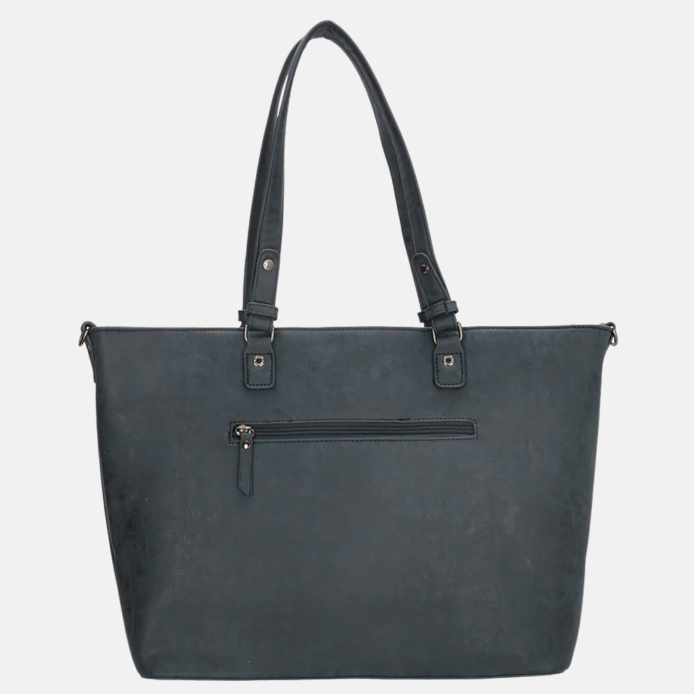 Enrico Benetti Kate shopper 15 inch navy bij Duifhuizen