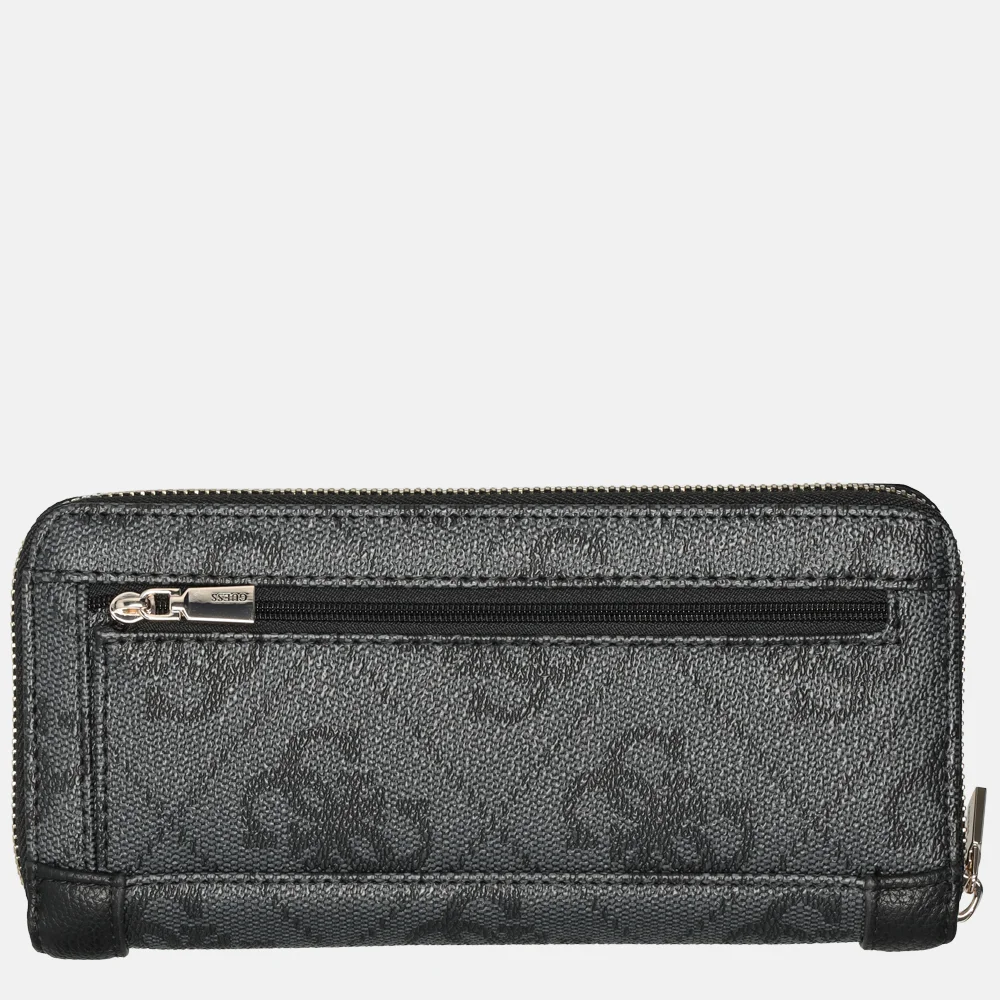 Guess Karnilla portemonnee L coal logo bij Duifhuizen