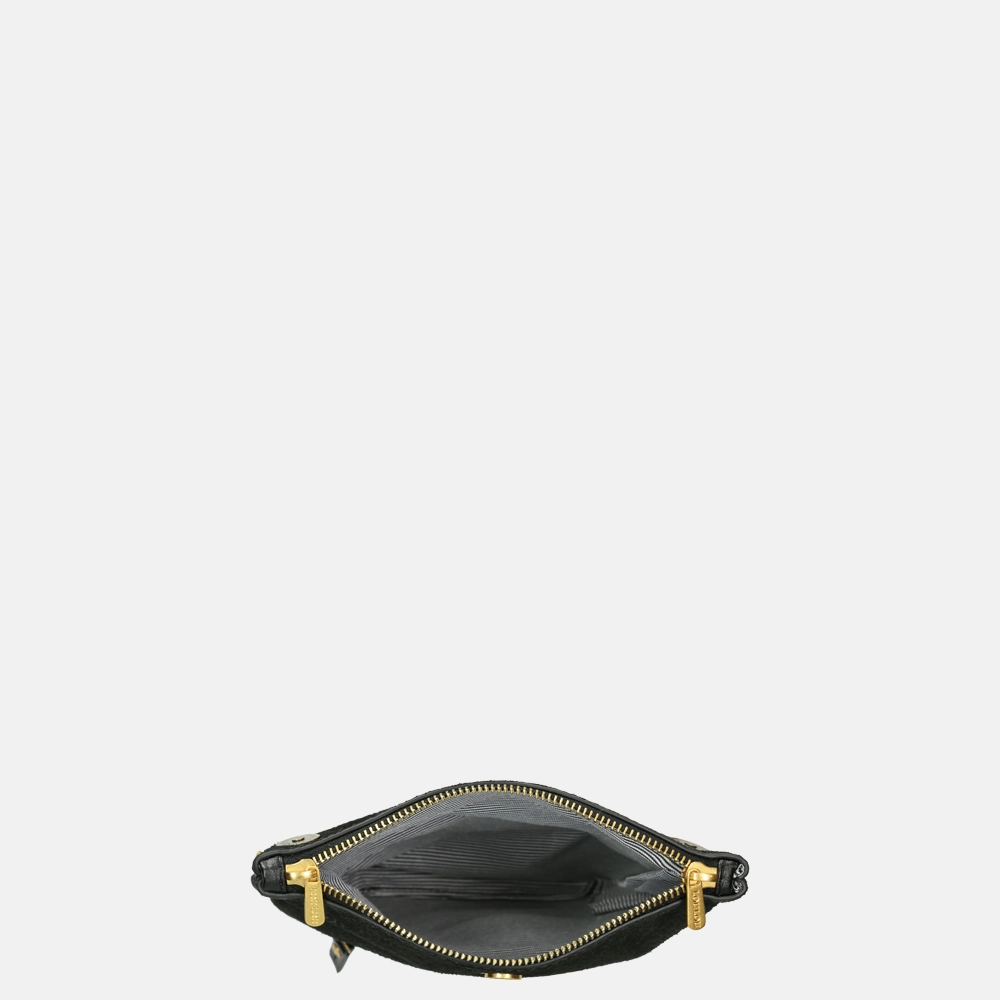 Loulou Essentiels Sugar Snake crossbody tas black bij Duifhuizen