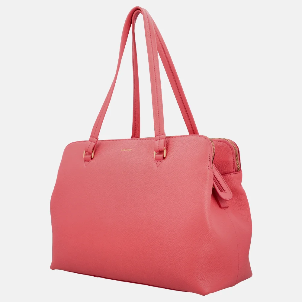 Loulou Essentiels Olivia shopper 15 inch grapefruit bij Duifhuizen