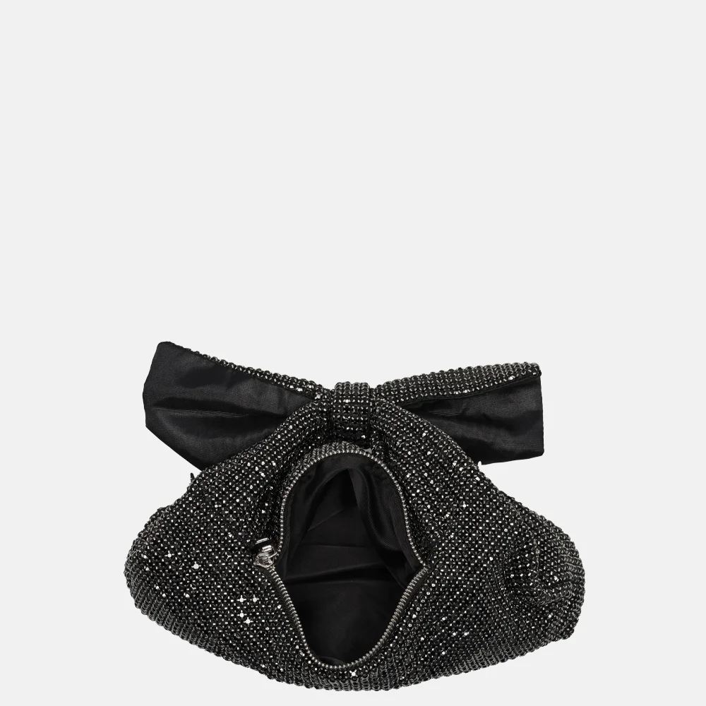 Firenze Strik strass handtas black bij Duifhuizen