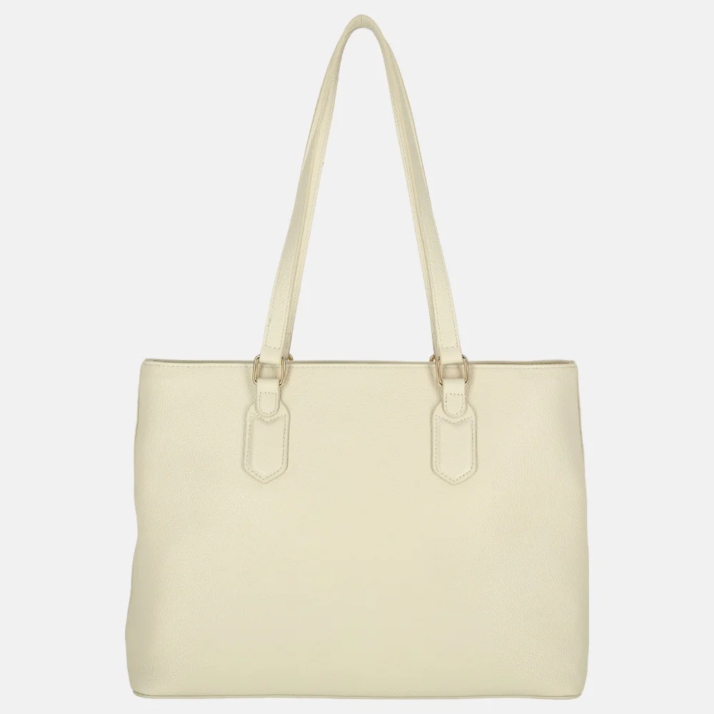 Valentino Bags Brixton shopper ecru bij Duifhuizen