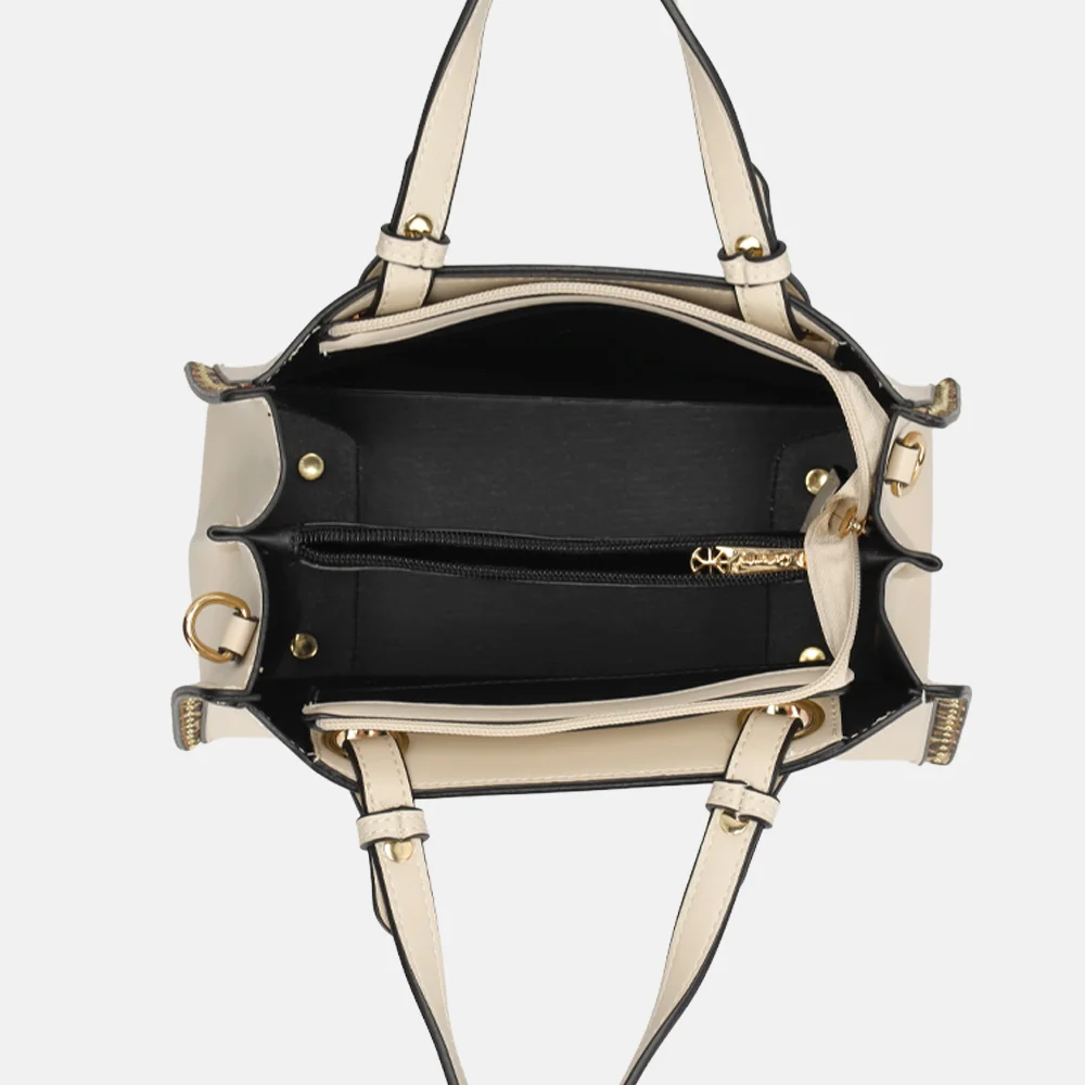 Firenze handtas beige/panter bij Duifhuizen