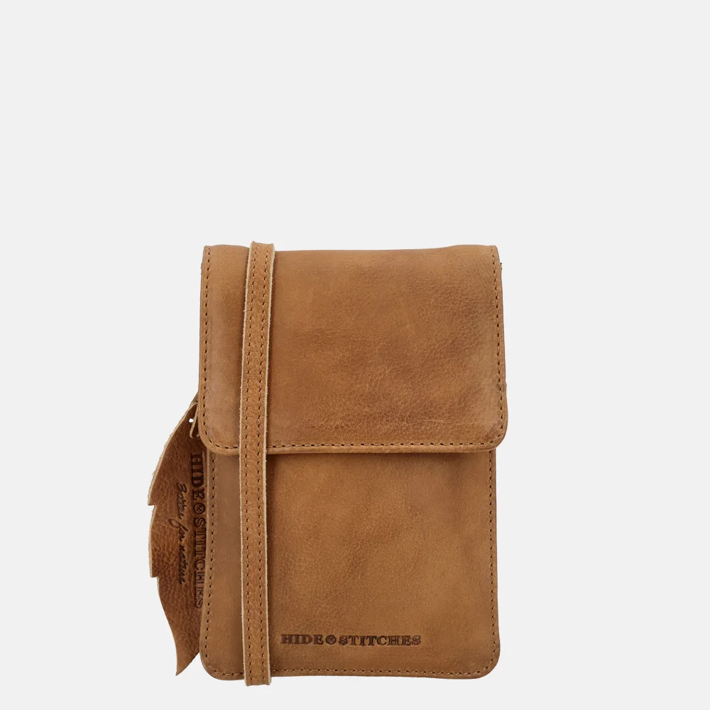 Hide & Stitches Earth inspire telefoontas bruin bij Duifhuizen