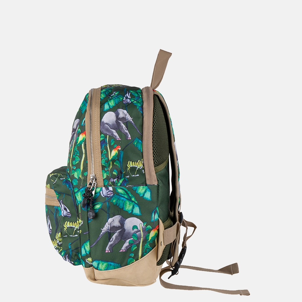 Pick & Pack Happy Jungle kinderrugzak M bamboo bij Duifhuizen