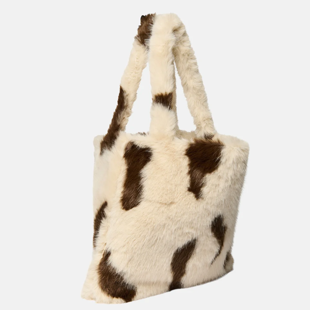Studio Noos Faux Fur Mom bag shopper holy cow bij Duifhuizen