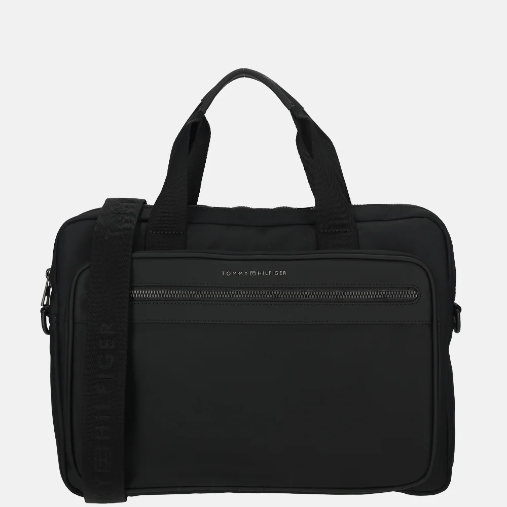 Tommy Hilfiger Repreve laptoptas 15 inch black
