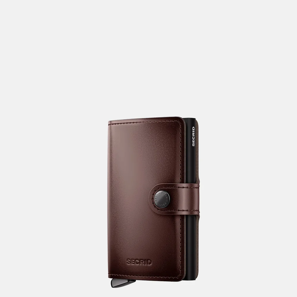 Secrid Premium Miniwallet pasjeshouder Dusk Dark Brown + bij Duifhuizen