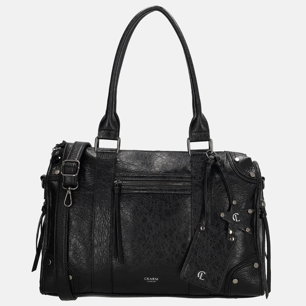Charm London Berlin shopper L zwart