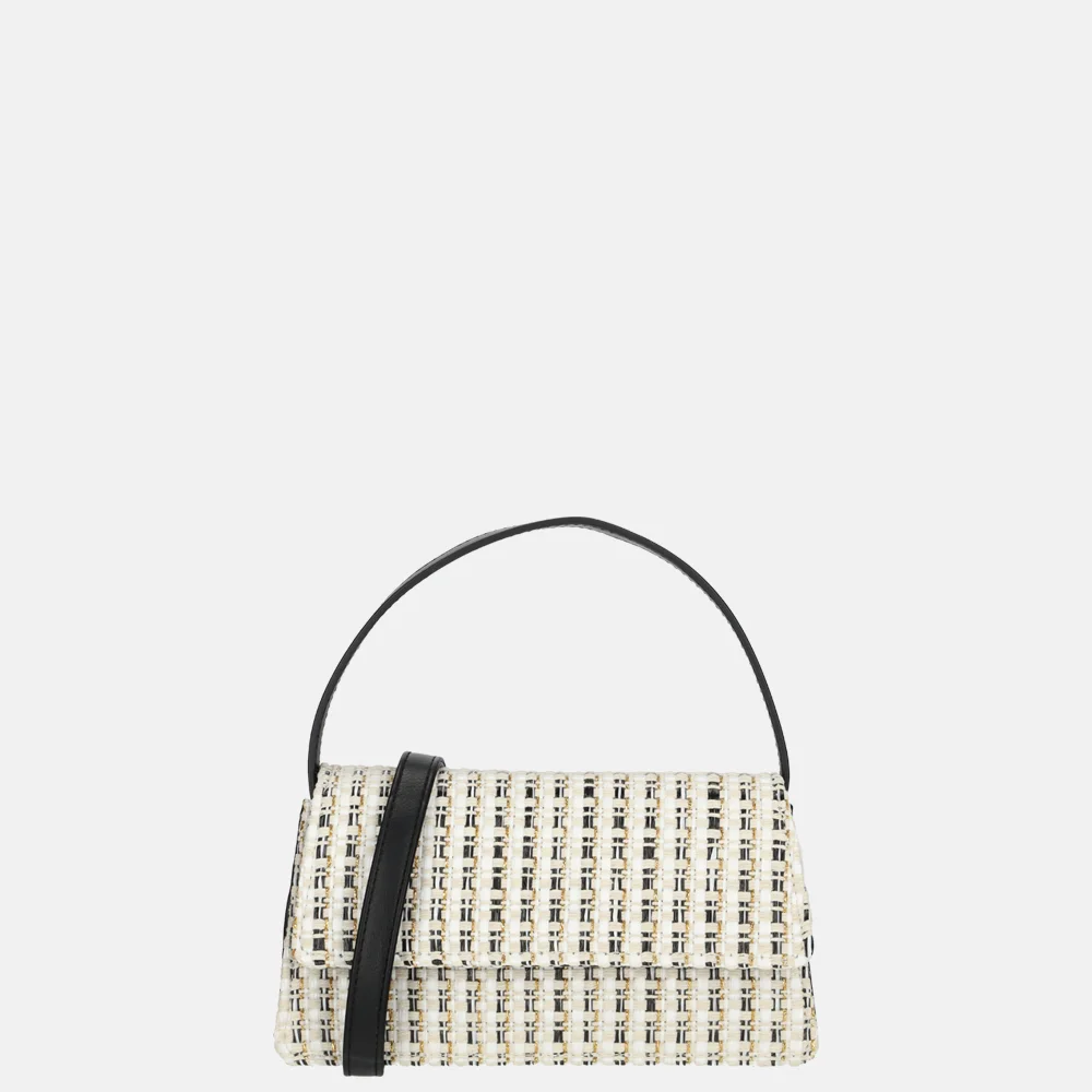Firenze crossbody tas boucle black/white