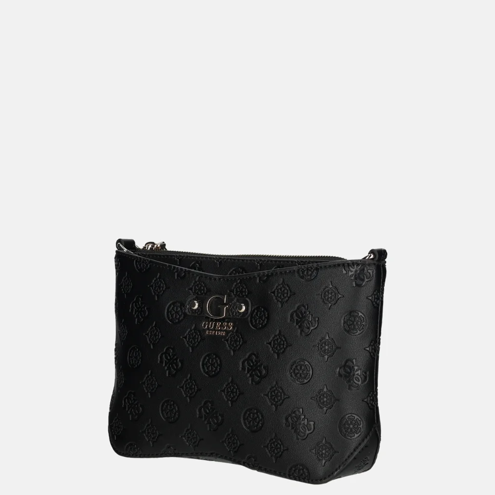 Guess Gerty crossbody tas black bij Duifhuizen