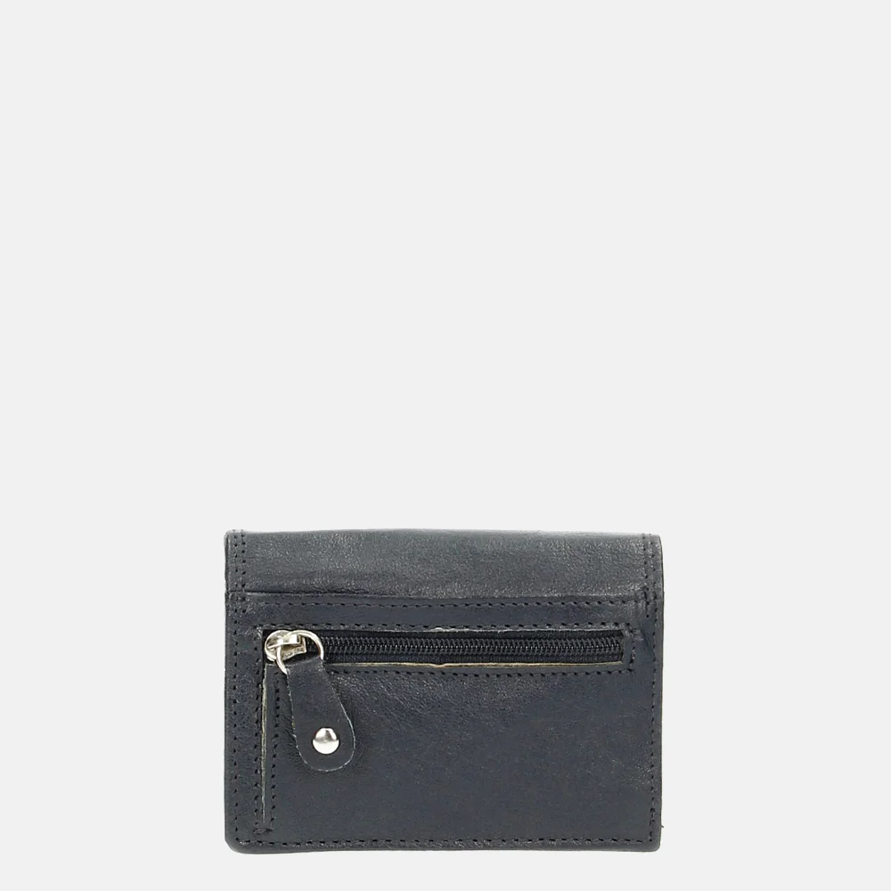 Dames Bifold Portemonnee Japans Esdoornblad Navy Salie Groen Handige