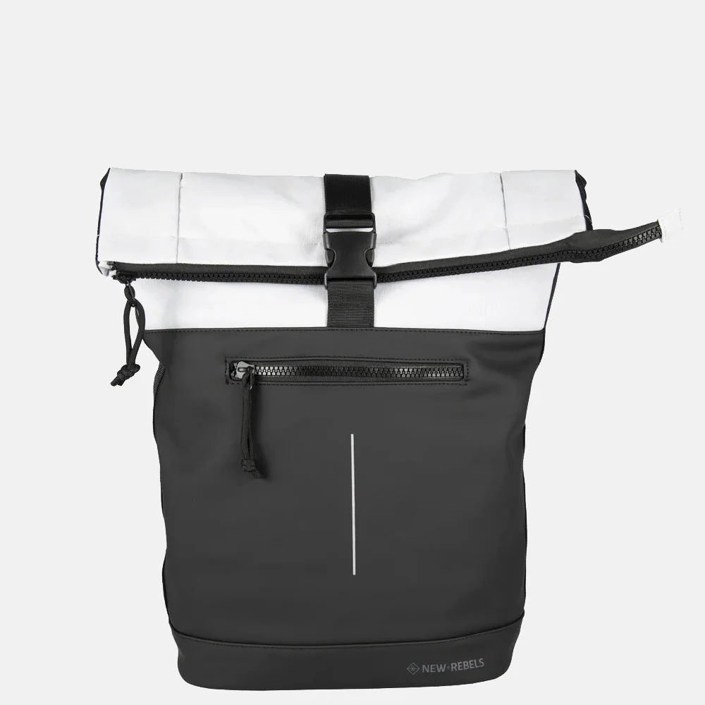 New Rebels Backham laptoprugzak 15 inch L black bij Duifhuizen