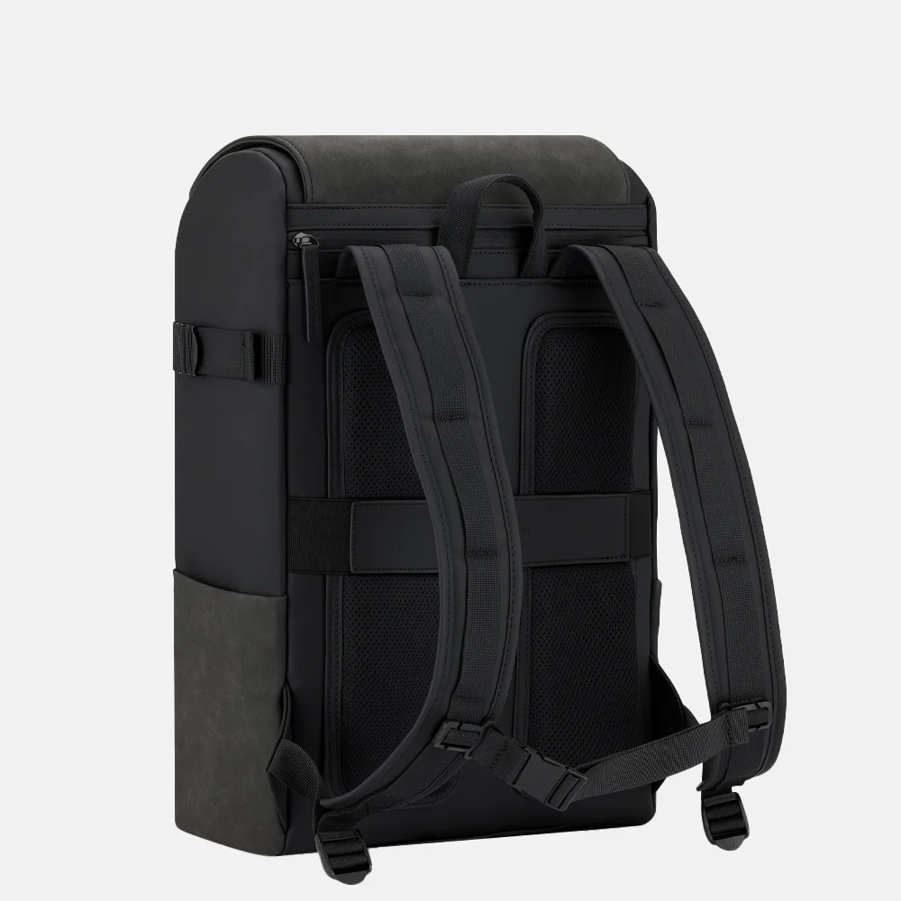 Kapten & Son Bali laptoprugzak 15 inch all black bij Duifhuizen