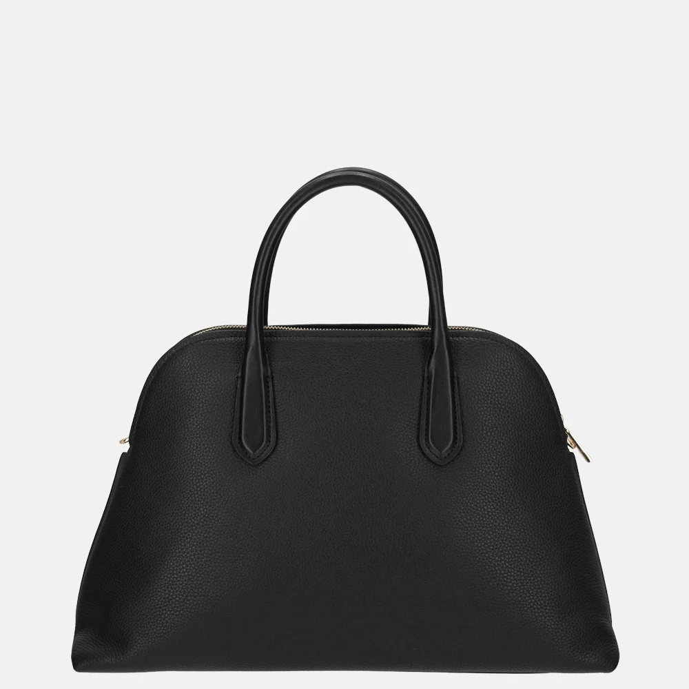 Michael Kors Freddie dome satchel handtas L black bij Duifhuizen