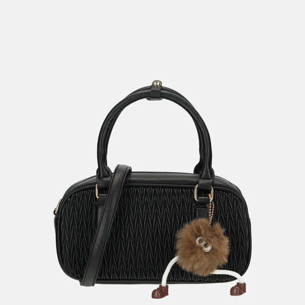 Firenze Smocked handtas black bij Duifhuizen