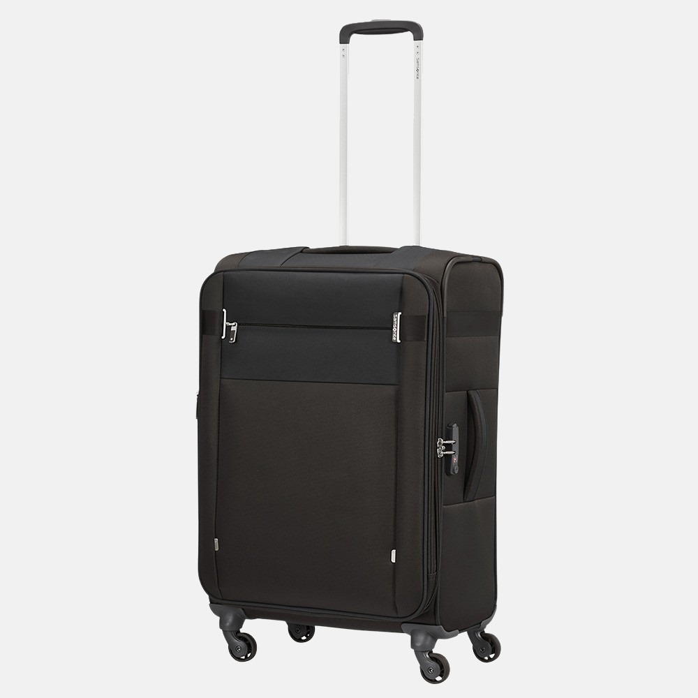 Samsonite Citybeat Spinner koffer 66 cm black bij Duifhuizen
