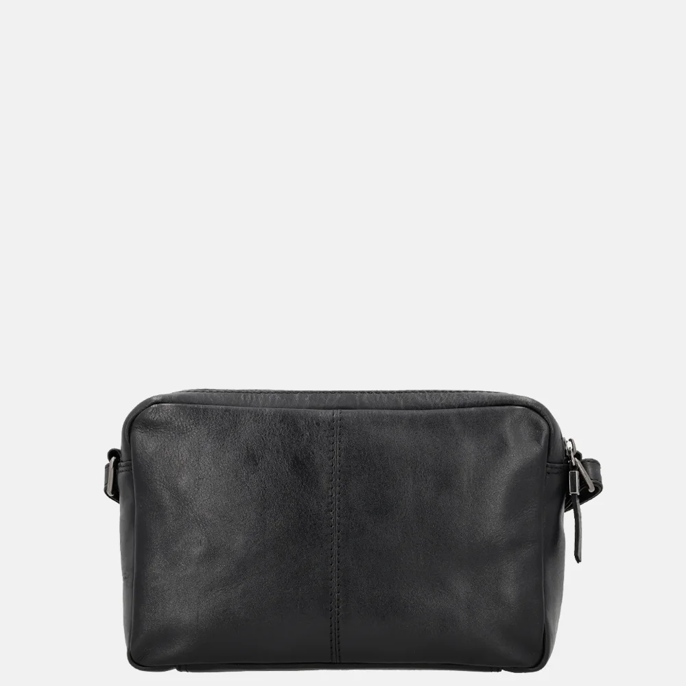 Hide & Stitches Porto schoudertas black bij Duifhuizen