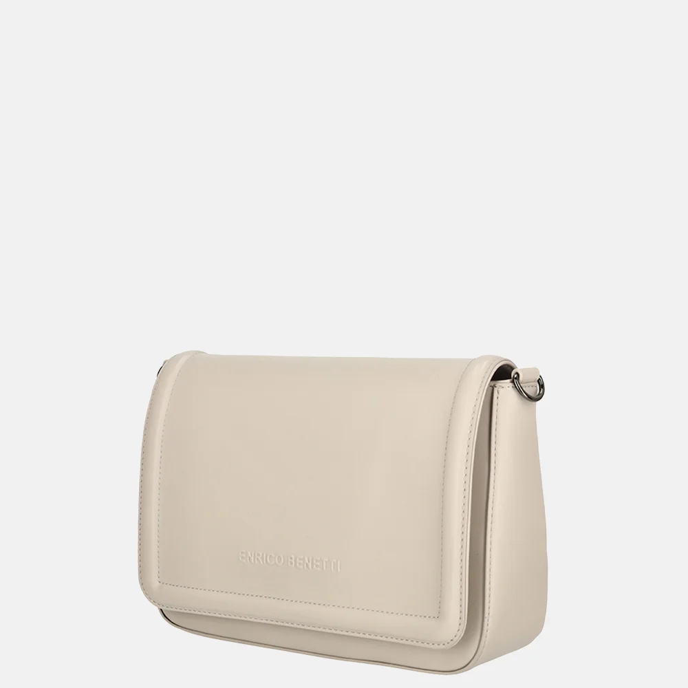Enrico Benetti Luca crossbody tas beige bij Duifhuizen