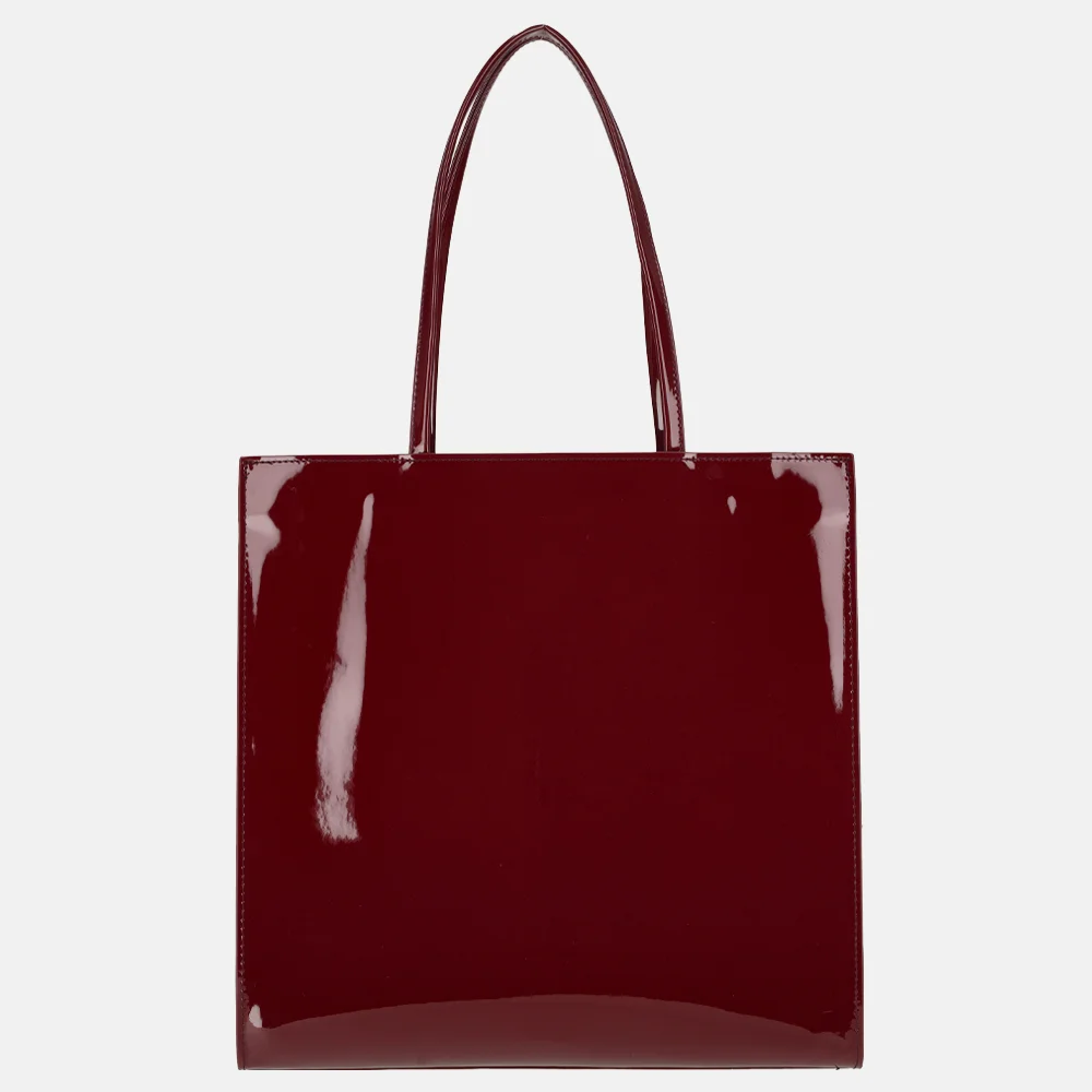 Ted Baker Iconny icon bag shopper L oxblood bij Duifhuizen