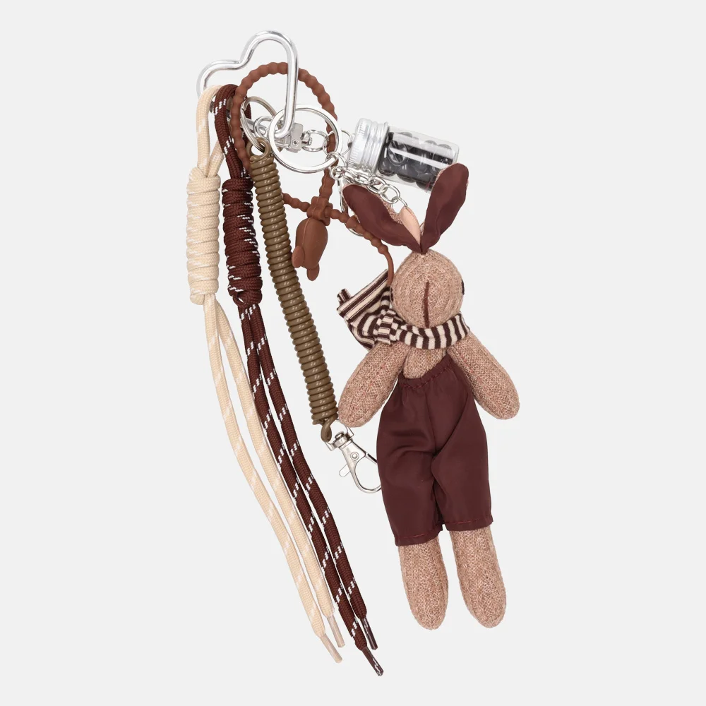 Beagles bag charm/tassenhanger multi