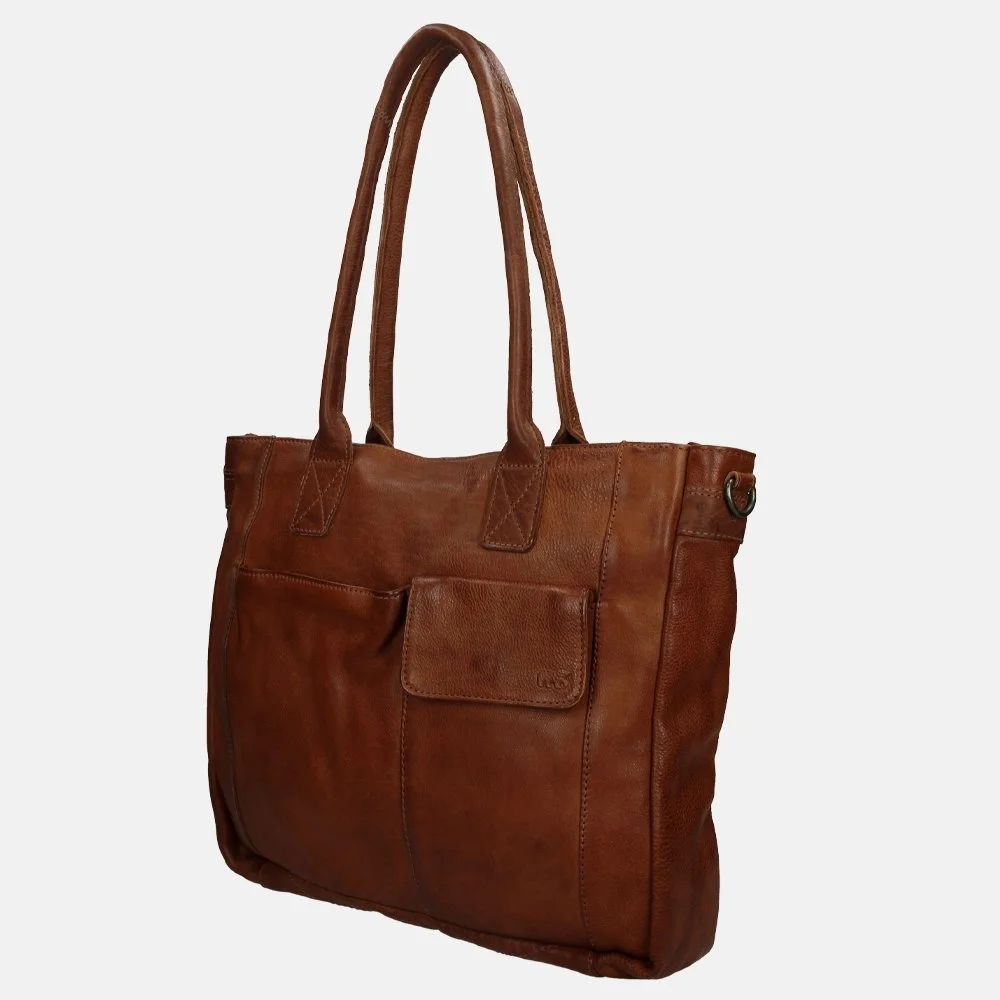 Bear Design Samantha laptoptas 15 inch cognac bij Duifhuizen