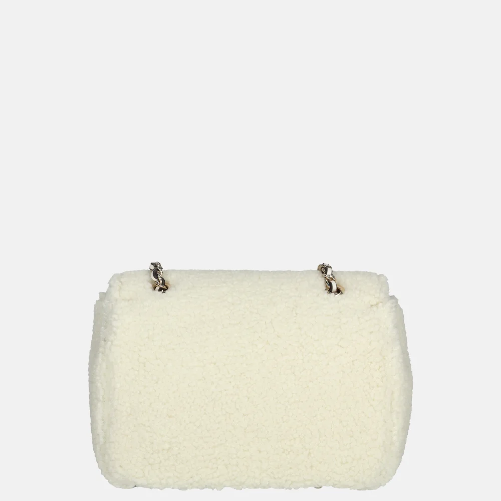 Guess Aslia schoudertas teddy white bij Duifhuizen
